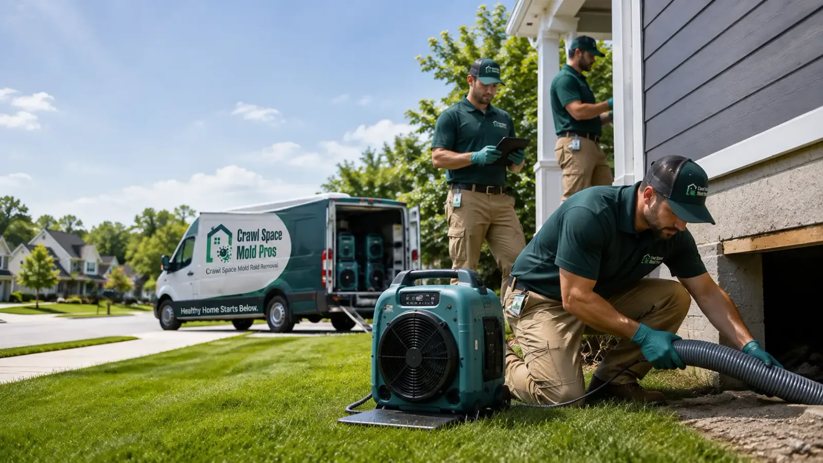 Crawl Space Mold Removal in Auburn, PA